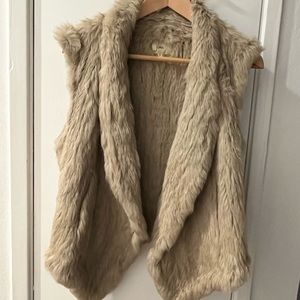 June rabbit fur women vest